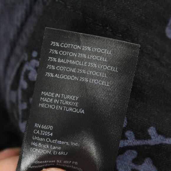 We The Free People Jeans Women 26 Osaka Mid Rise Barrel Crop Gray Baggy Boho Y2K - Picture 7 of 14